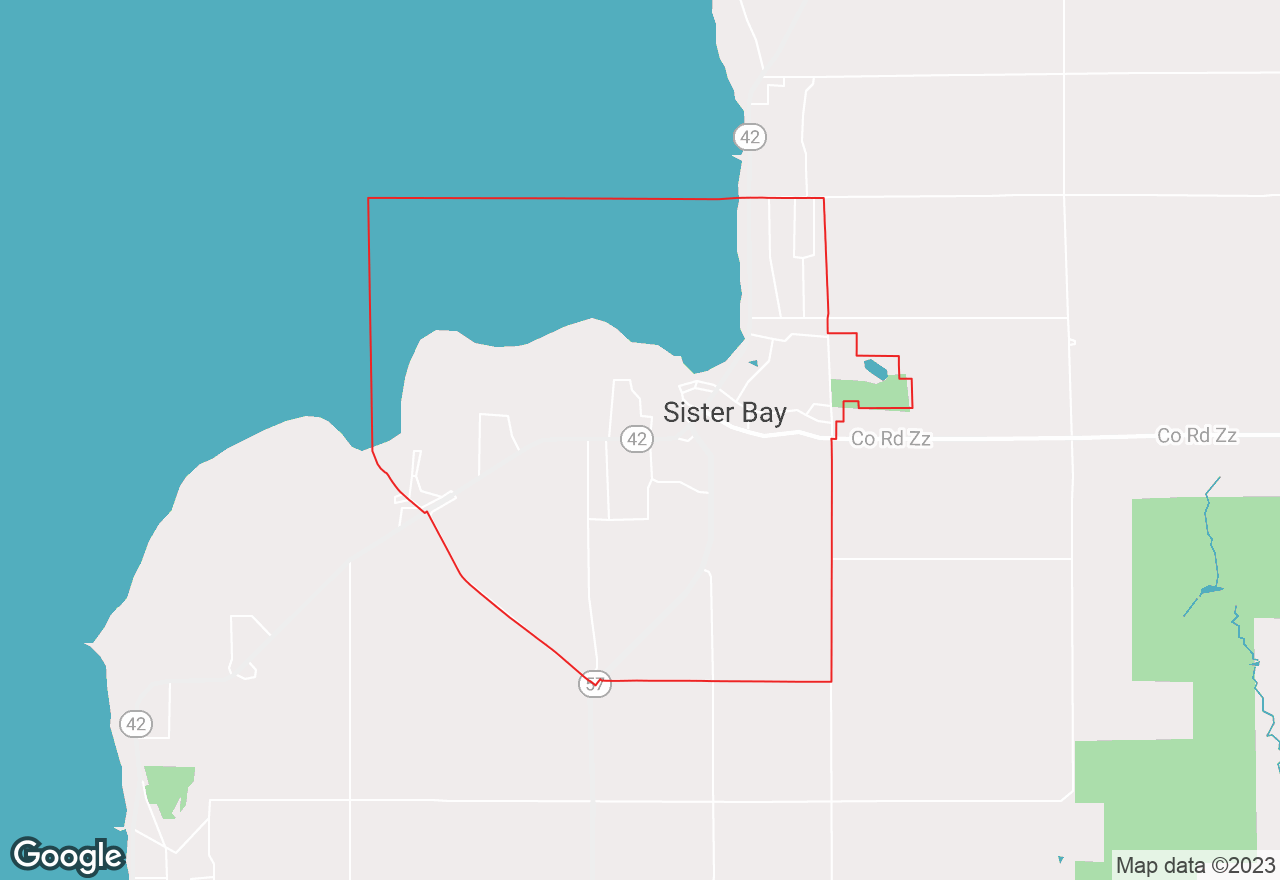 Sister Bay map