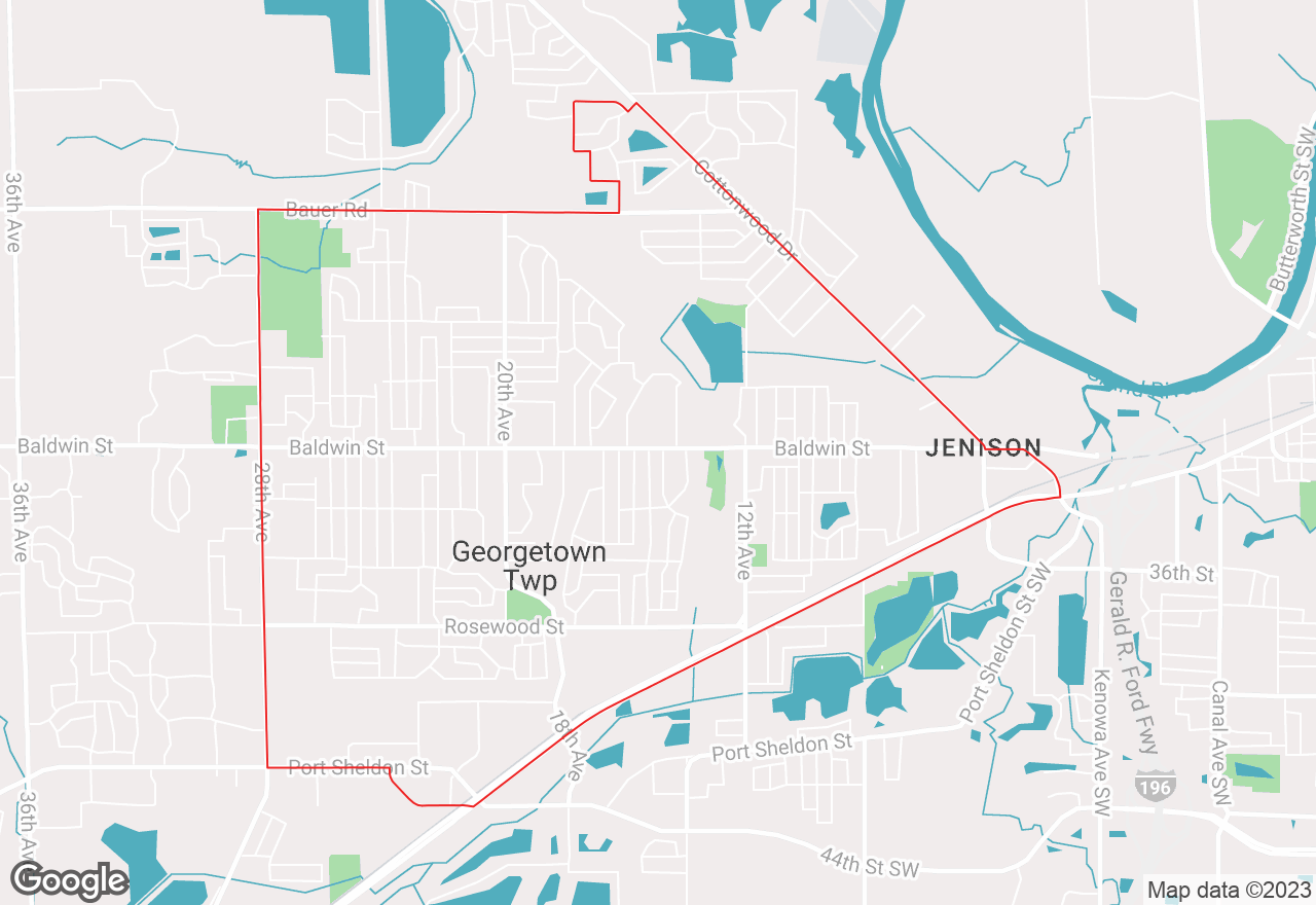 Jenison map