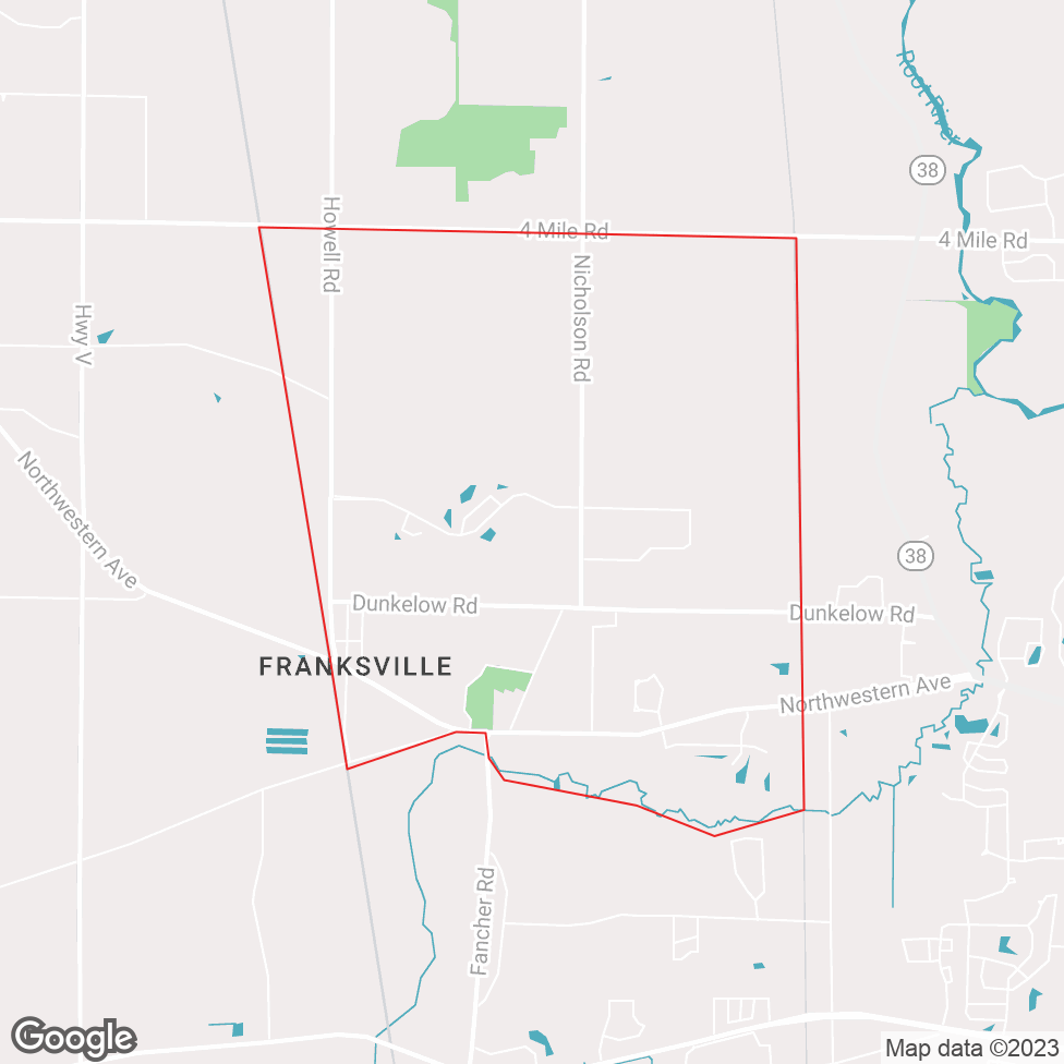 Franksville map