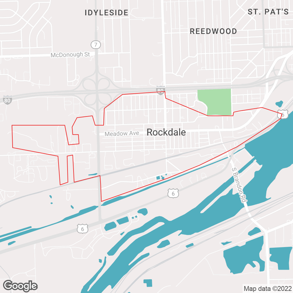 Rockdale map