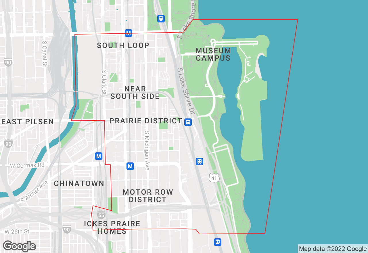 Near South Side map