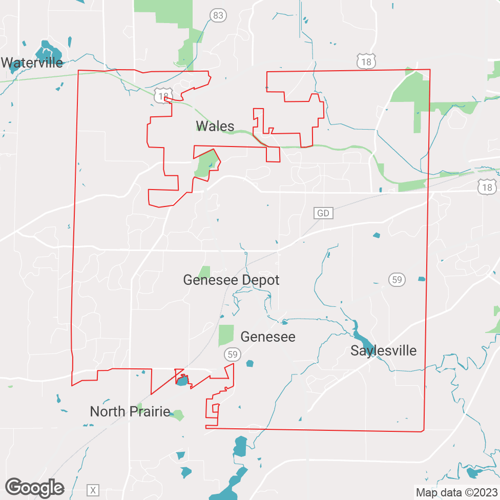 Genesee map