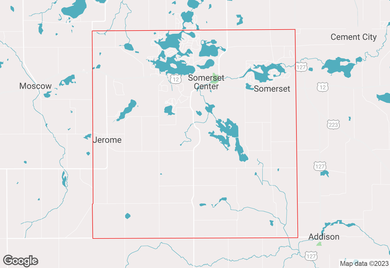 Somerset map