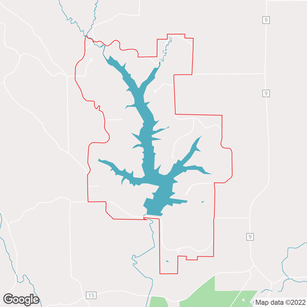 Apple Canyon Lake map