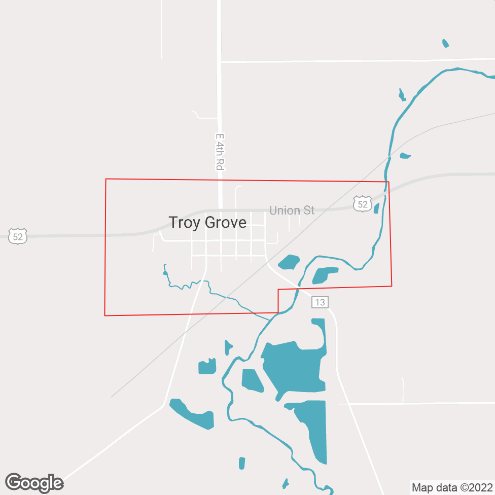 Troy Grove map