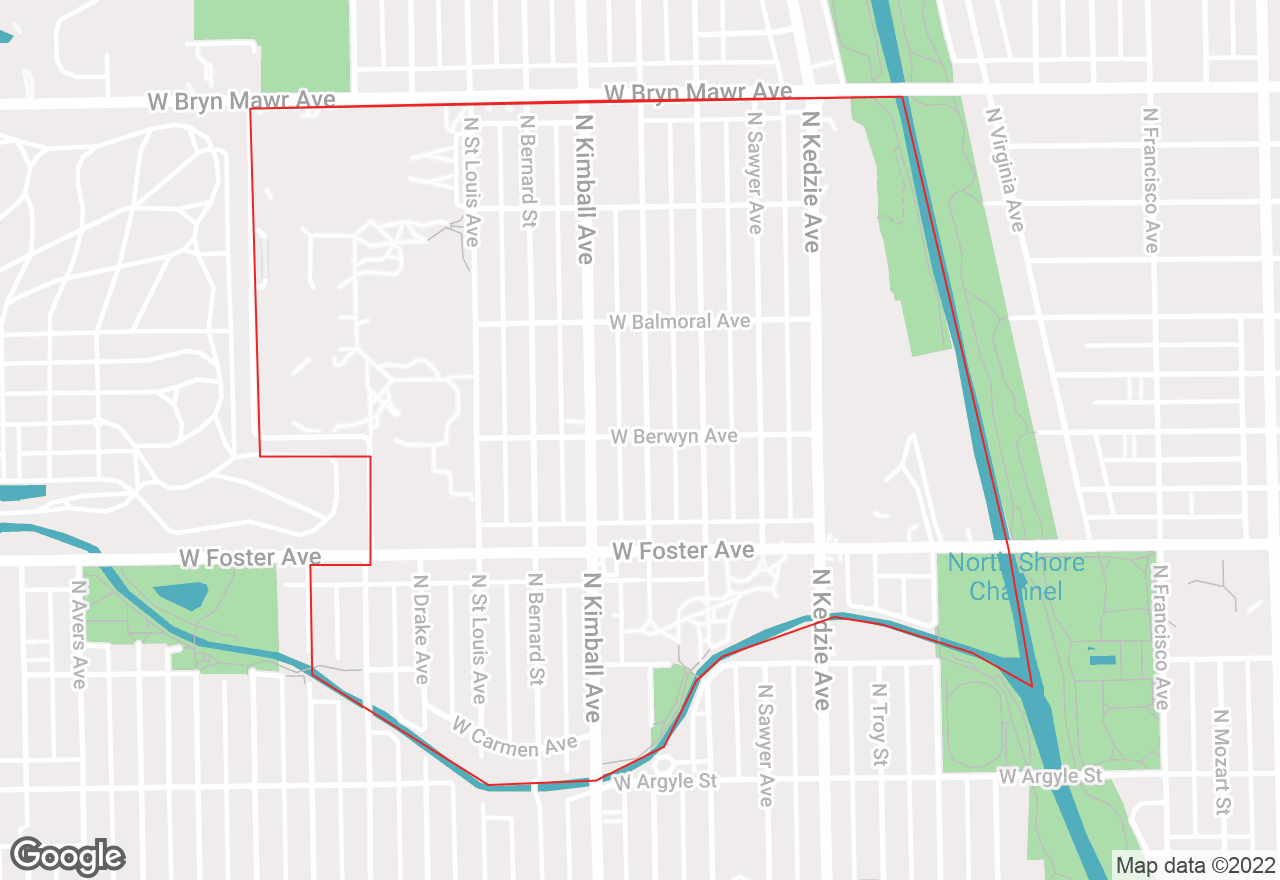 North Park map