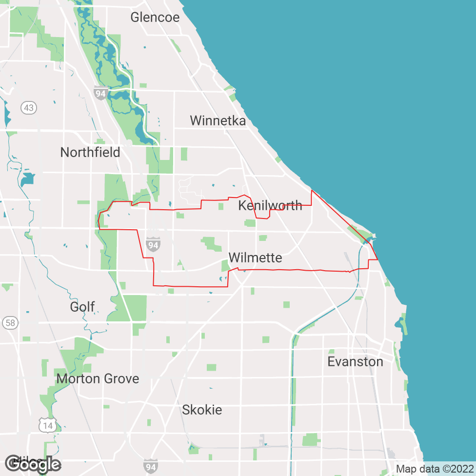 Wilmette map