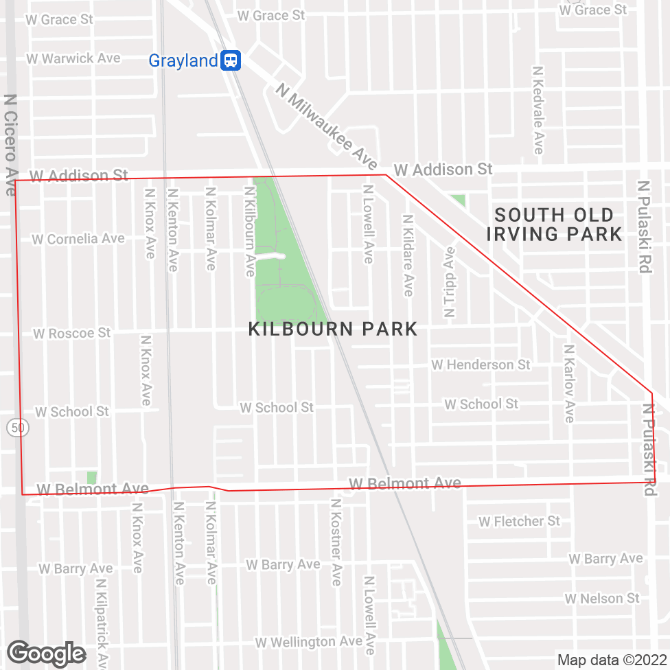 Kilbourn Park map