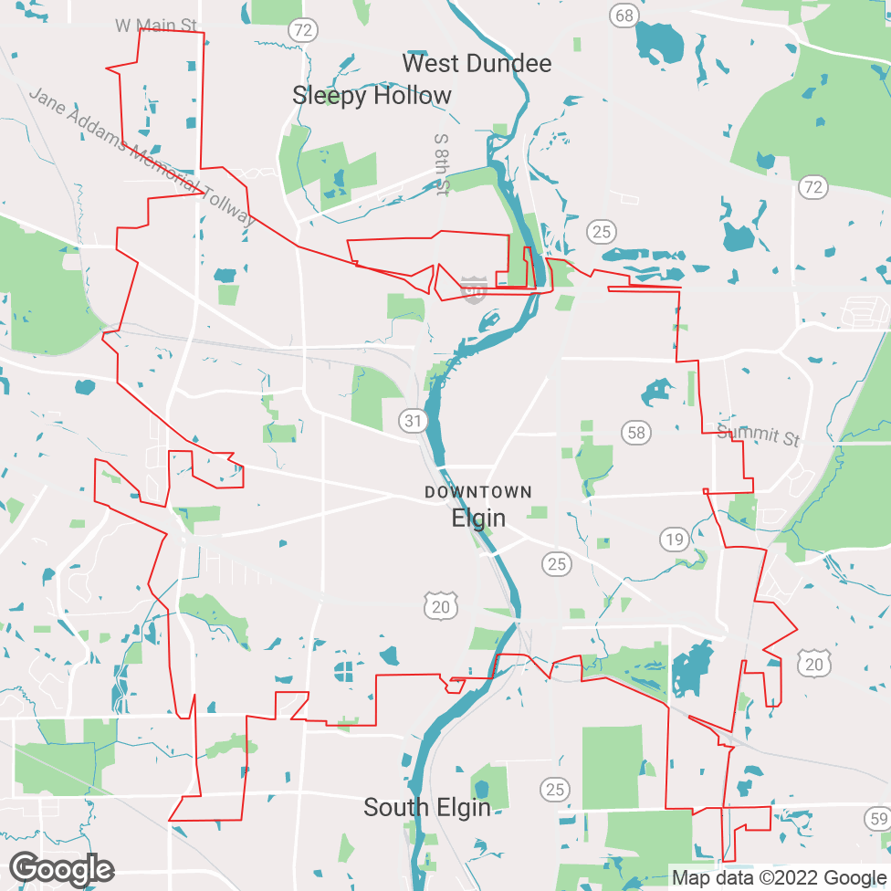 Elgin map