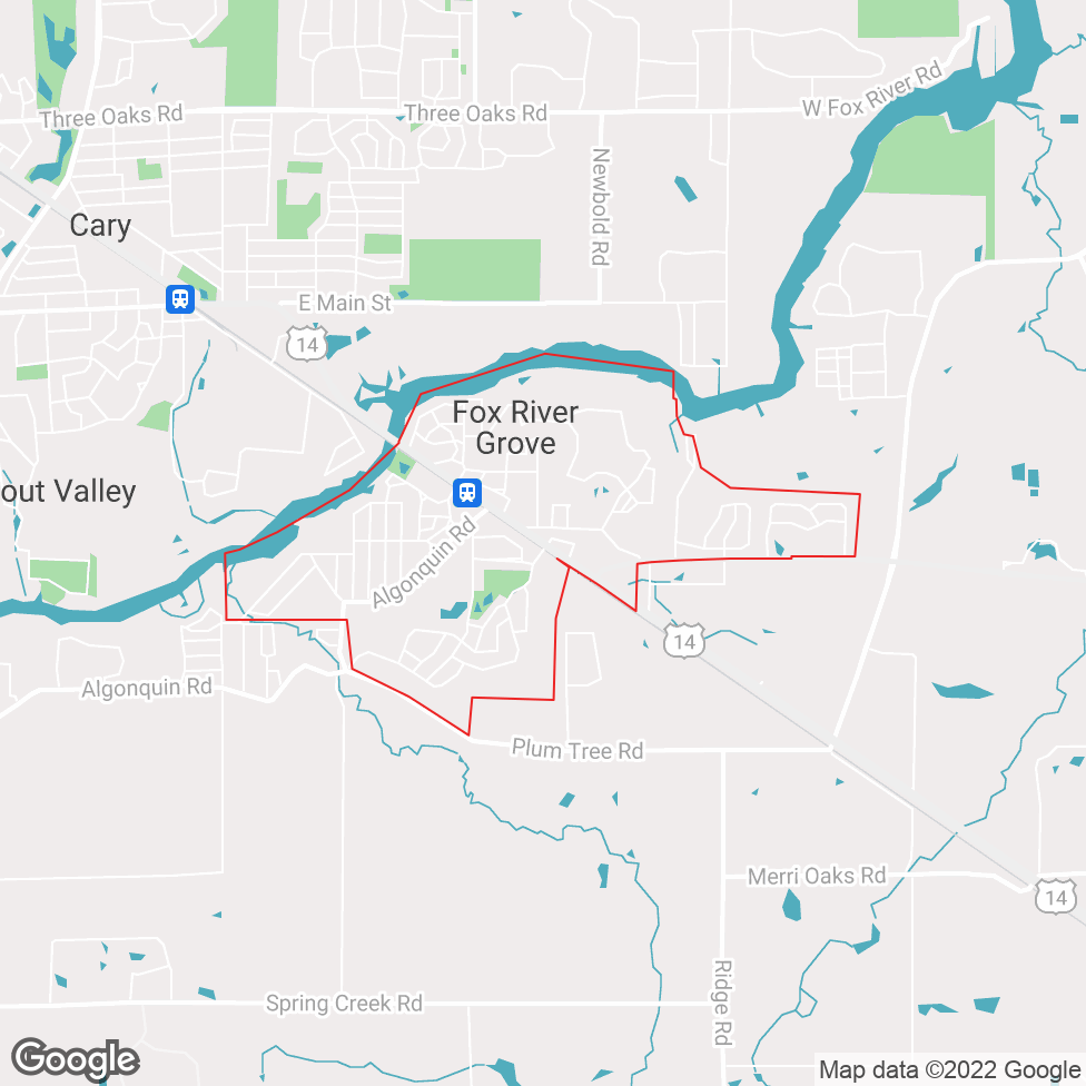 Fox River Grove map