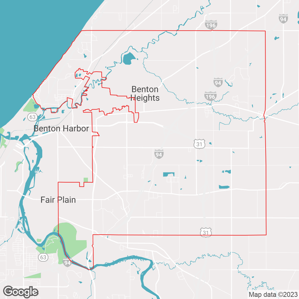 Millburg map