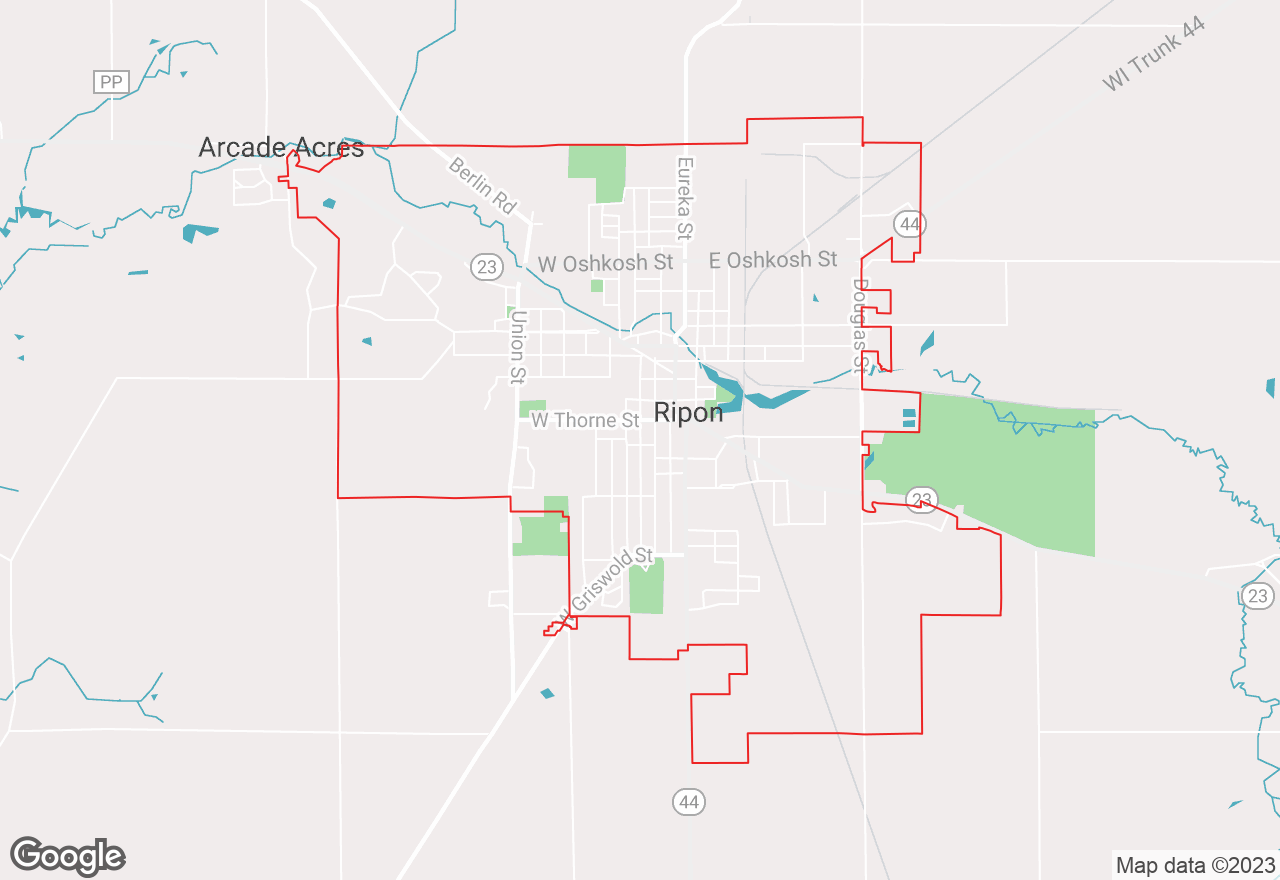 Ripon map