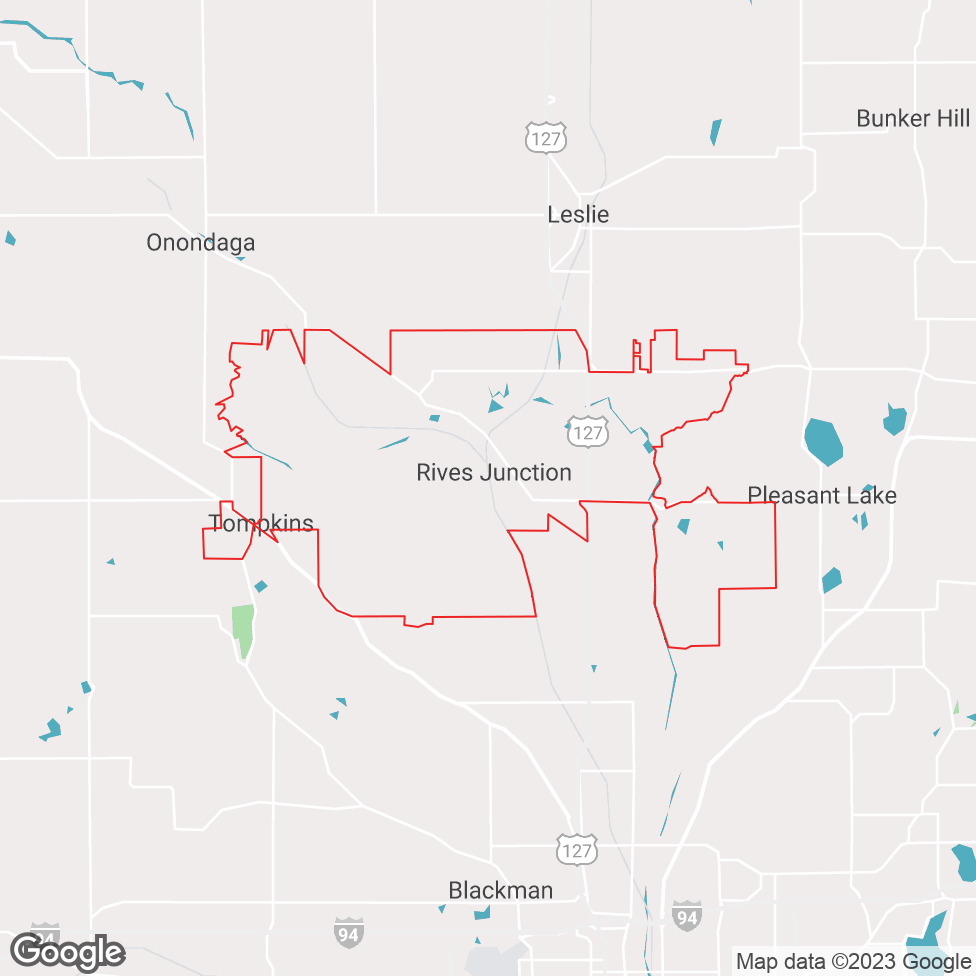 Rives Junction map