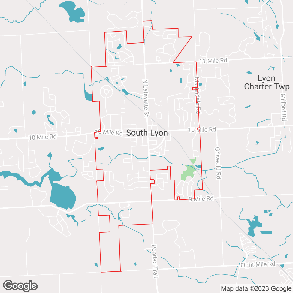 South Lyon map