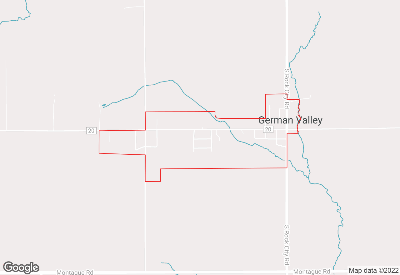 German Valley map