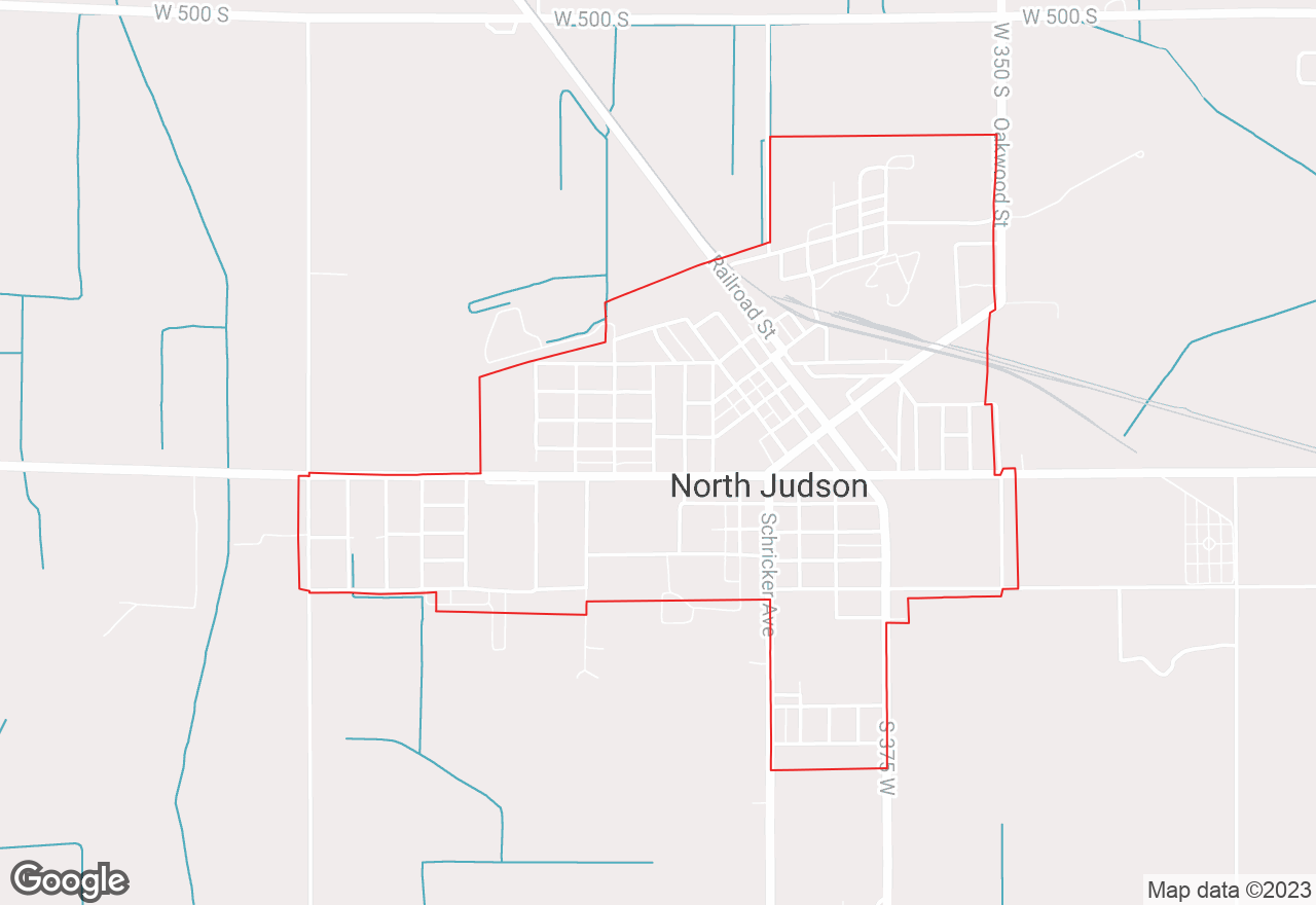 North Judson map