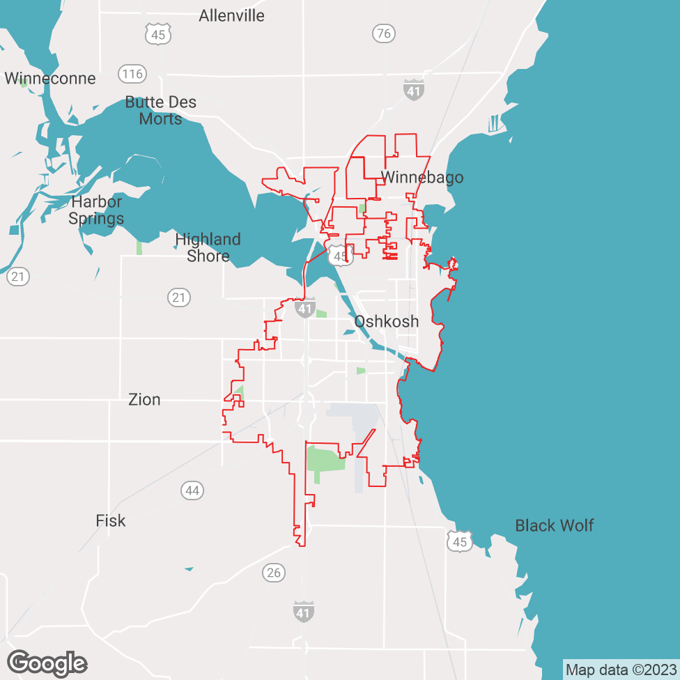 Oshkosh map